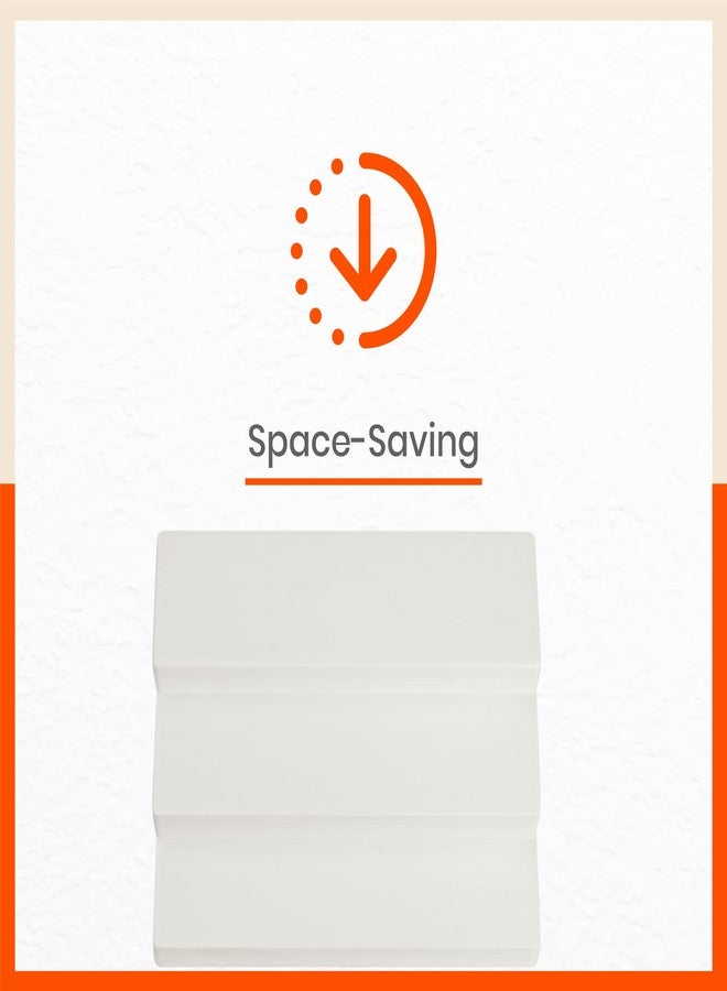 Bathla منظم رفوف بلاستيكي من باثلا - (مجموعة من قطعتين) خزانة عرض متعددة الأغراض للمطبخ والمنزل والمكتب | 3 درجات عريضة | حامل توابل | منظم مكياج ومستحضرات تجميل | مانع للانزلاق | أبيض لؤلؤي ورمادي داكن - Image 5